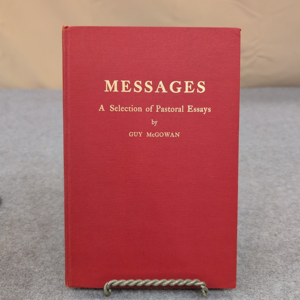 Messages A Selection of Pastoral Essays Guy McGowan Academy Books 1978 Hardcover - Picture 2 of 6